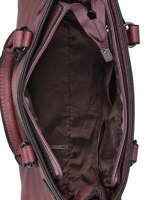 Purple leatherette handbag - 10980498 - Standard Image - 3