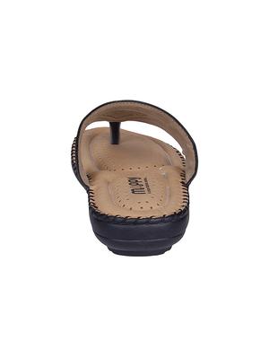 black faux leather sandals - 10986459 - Standard Image - 3