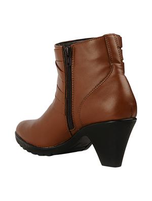 brown faux leather boot - 11004778 - Standard Image - 3
