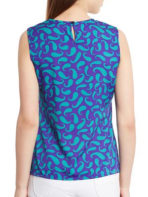peter pan collar paisley top - 11005015 - Standard Image - 3