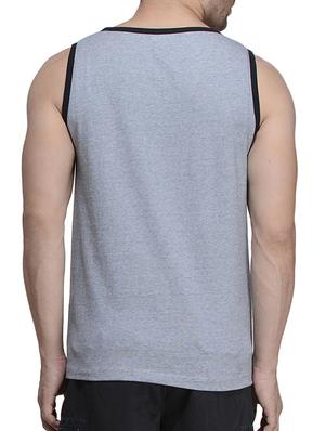 grey cotton vest - 11018467 - Standard Image - 3