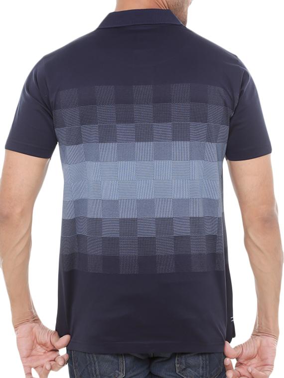 navy cotton tshirt - 11037541 - Zoom Image - 3