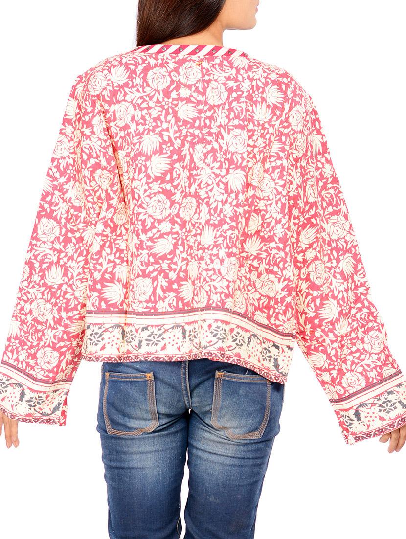 multi colored cotton summer jacket - 11039590 - Zoom Image - 3