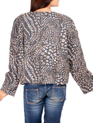 multicolor cotton summer jacket - 11039591 - Standard Image - 3