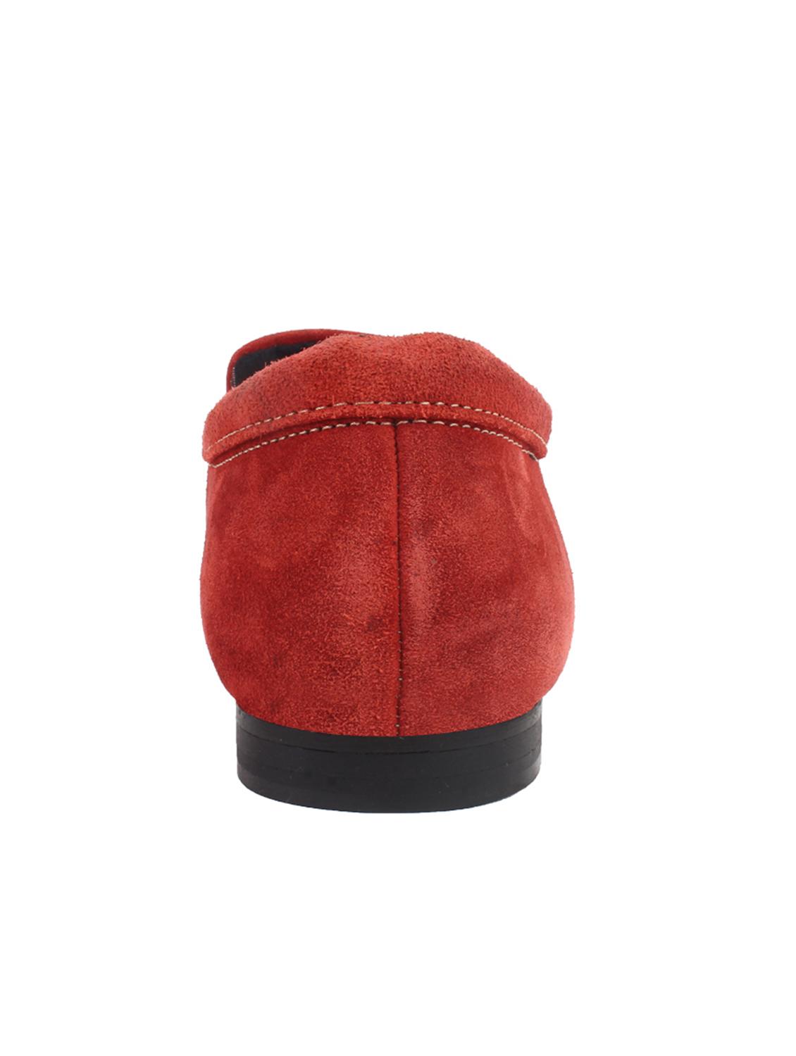 red suede loafers - 11045987 - Zoom Image - 3