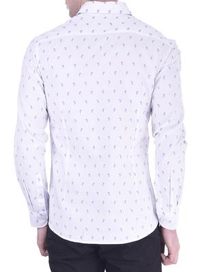 white cotton casual shirt - 11052989 - Standard Image - 3