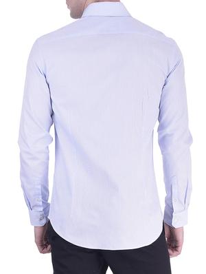 blue cotton casual shirt - 11052992 - Standard Image - 3