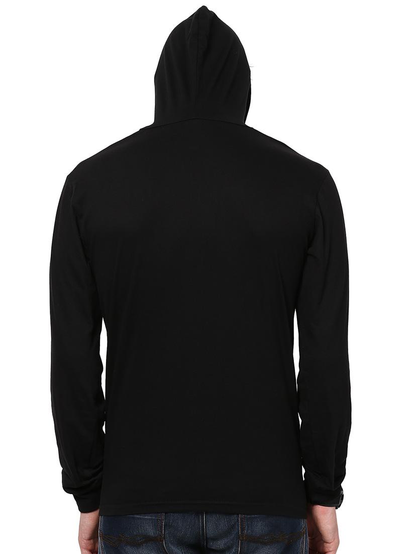 black cotton t-shirt - 11072183 - Zoom Image - 3