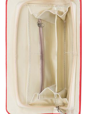 red leatherette clutch - 11100405 - Standard Image - 3