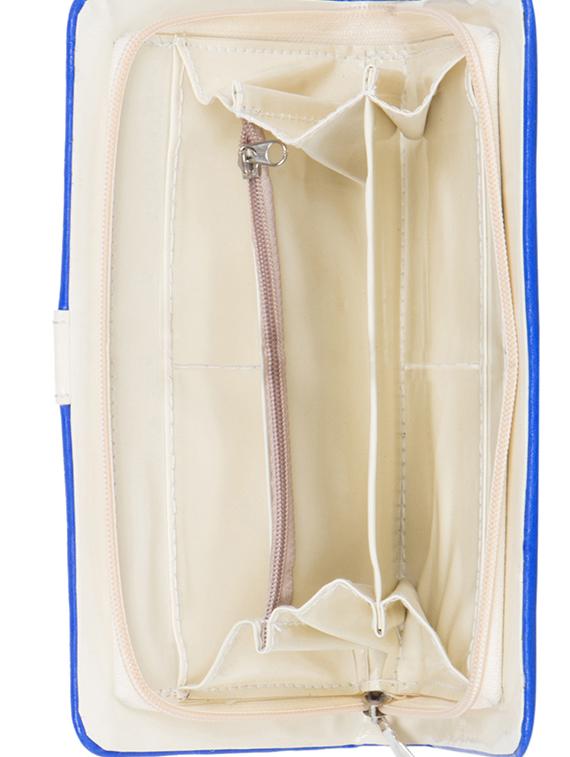 blue leatherette (pu) regular clutch - 11100409 - Zoom Image - 3