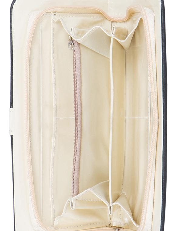 black leatherette clutch - 11100413 - Zoom Image - 3