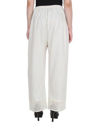 white linen palazzo - 11113054 - Standard Image - 3