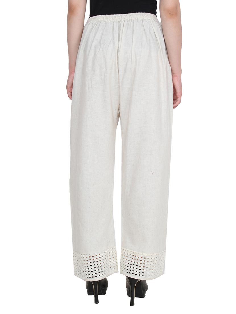white linen palazzo - 11113054 - Zoom Image - 3