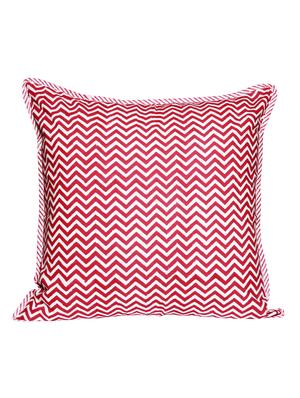 red cotton single cushion cover - 11116185 - Standard Image - 3