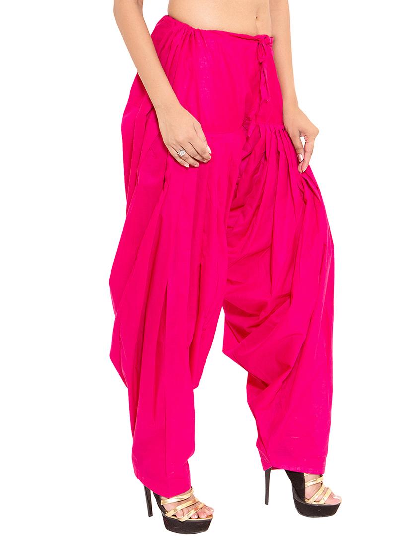 white rayon patiyala salwars - 11120102 - Zoom Image - 3