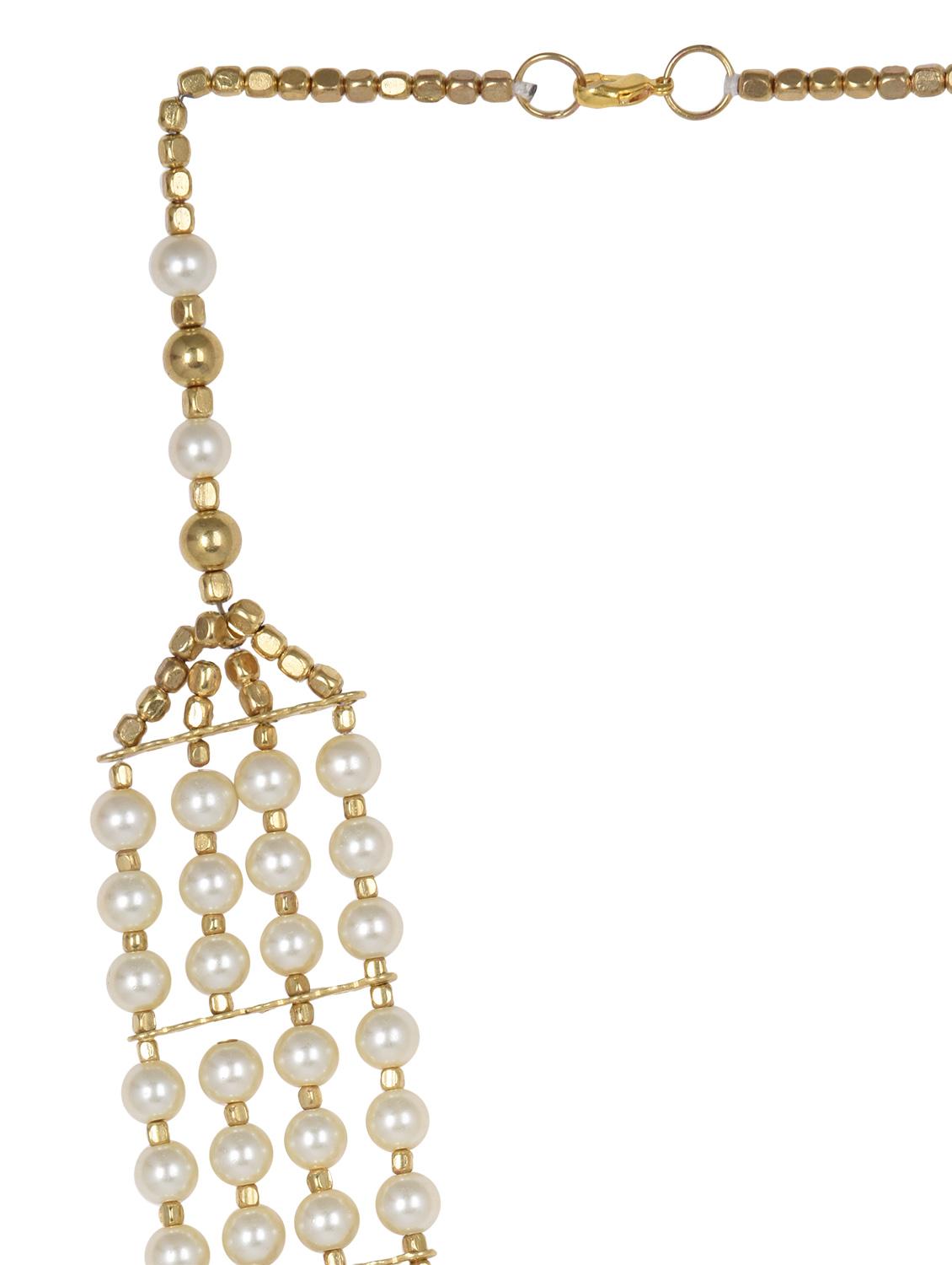 pearl embellished multilayered neckpiece - 1112987 - Zoom Image - 3