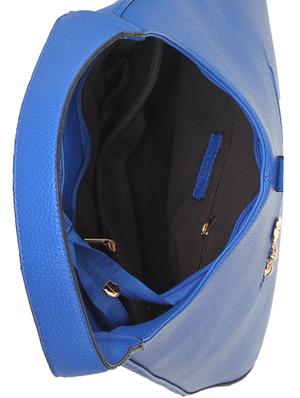 blue leatherette handbag - 11131155 - Standard Image - 3