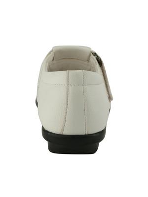 white leatherette floater - 11153103 - Standard Image - 3