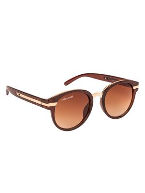 brown round sunglasses - 11154622 - Standard Image - 3