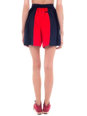 red & blue rayon shorts - 11179510 - Standard Image - 3