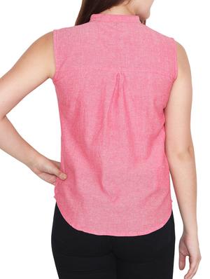 pink khadi regular shirt - 11215259 - Standard Image - 3