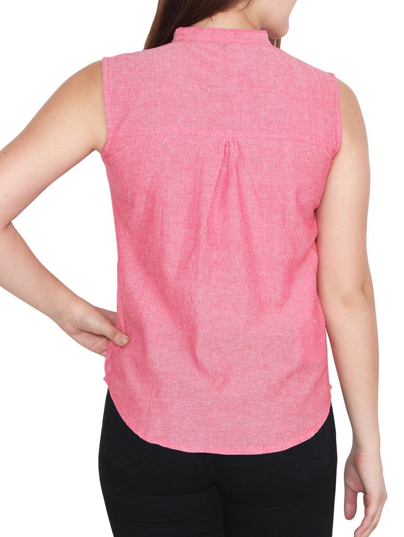 pink khadi regular shirt - 11215259 - Zoom Image - 3