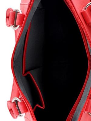 red leatherette hand bag - 1122362 - Standard Image - 3