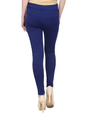 dark blue cotton jeggings - 11249222 - Standard Image - 3