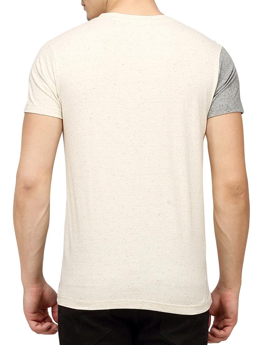 multi colour cotton color block t-shirt - 11251725 - Zoom Image - 3