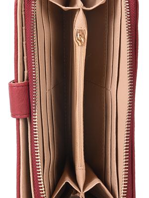 red leatherette wallet - 11260426 - Standard Image - 3