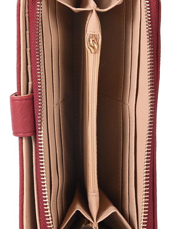 red leatherette wallet - 11260426 - Zoom Image - 3