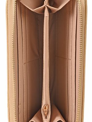 beige leatherette wallet - 11260434 - Standard Image - 3