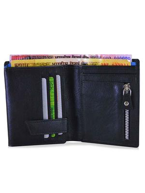 black & blue leather wallet - 11260750 - Standard Image - 3
