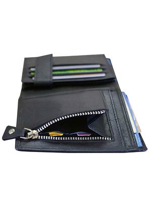 black & blue leather wallet - 11260750 - Standard Image - 6