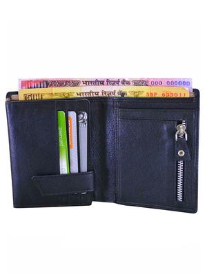 black & brown leather wallet - 11260752 - Standard Image - 3