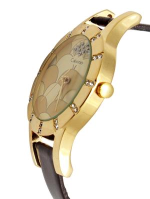 golden fish-scale printed dial wrist watch - 1130642 - Standard Image - 3