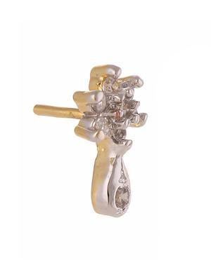 white gold plated bridal necklace - 11310145 - Standard Image - 6
