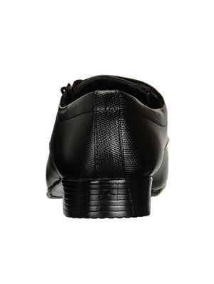 solid black leatherette derbies - 11312455 - Standard Image - 3