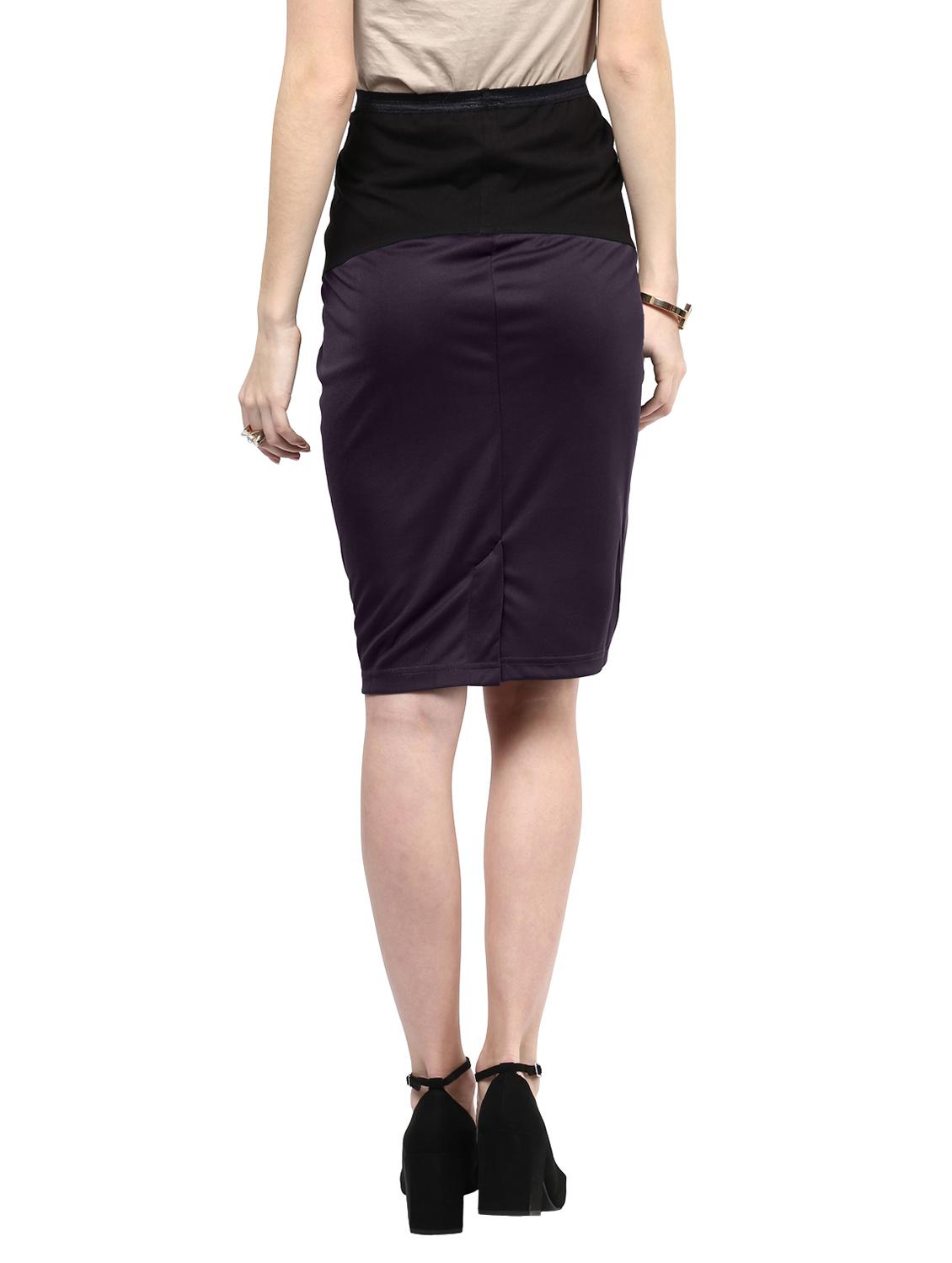 purple polyester pencil skirts - 11317690 - Zoom Image - 3