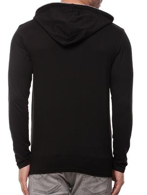 black cotton sweatshirt - 11334737 - Standard Image - 3