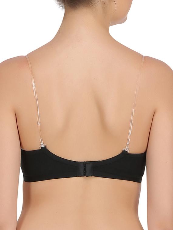 bow patch detachable strap bra - 11357602 - Zoom Image - 3