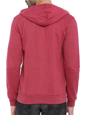 red color, cotton sweatshirt - 11360604 - Standard Image - 3