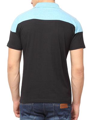 colour block cotton t-shirt - 11360710 - Standard Image - 3