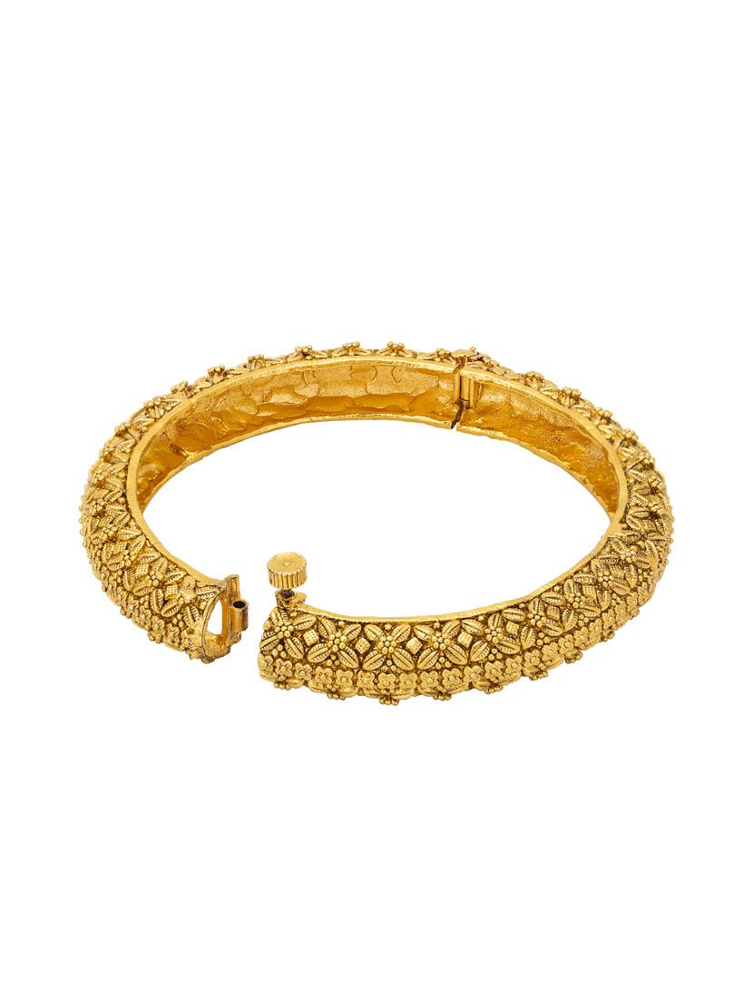 24k gold plated bangles set of 2 - 11365701 - Zoom Image - 3