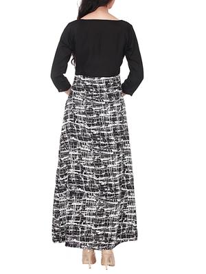 black polyester maxi dress - 11365980 - Standard Image - 3