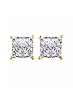 white gold plated drop (set of 6) earrings - 11369714 - Standard Image - 6