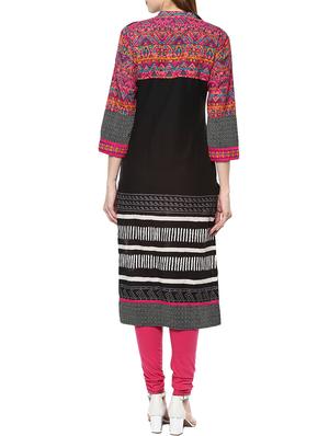 multi colored cotton kurta - 11370184 - Standard Image - 3