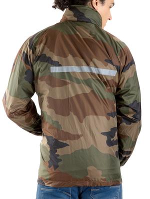 multi colored nylon blend casual jacket - 11374802 - Standard Image - 3