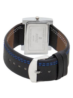 black leather analog wrist watch - 11375992 - Standard Image - 3