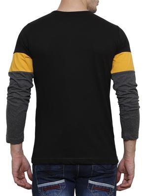 colour block cotton t-shirt - 11379667 - Standard Image - 3